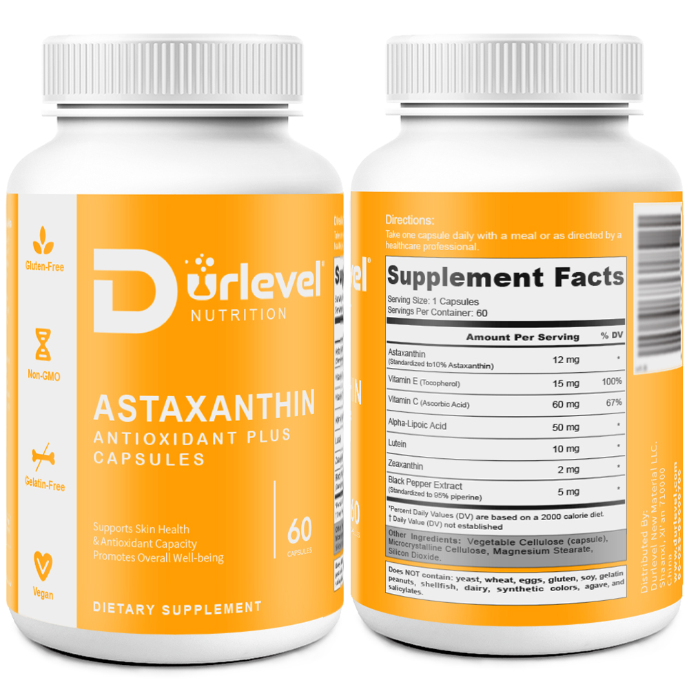 Astaxanthin Antioxidant Plus Dietary Supplement
