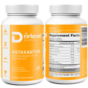 Astaxanthin Antioxidant Plus Dietary Supplement