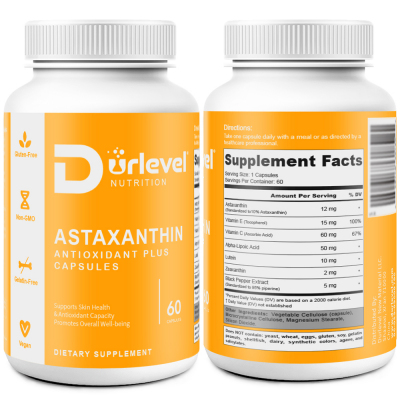 Astaxanthin Antioxidant Plus Dietary Supplement