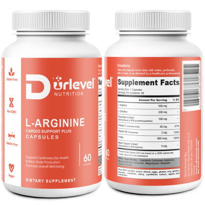 L-Arginine Cardio Support Plus Dietary Supplement