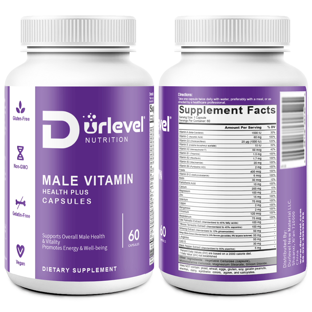 Male Vitamin Health Plus Dietary Supplement