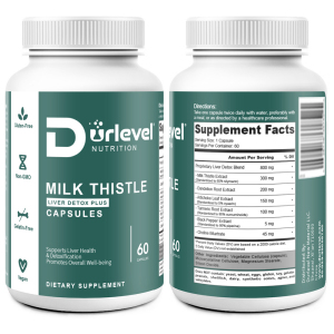 Milk Thistle Liver Detox Plus Dietary Supplement