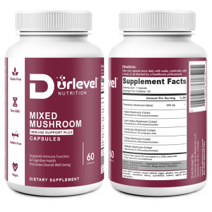 Mixed Mushroom Immune Support Plus Dietary Supplement